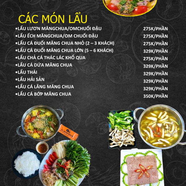MENU ỐC