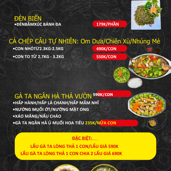 MENU ỐC