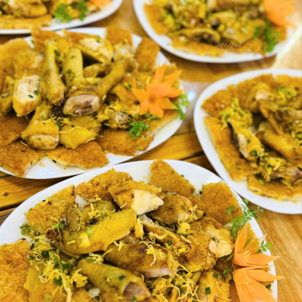 Gà thả vườn nướng 