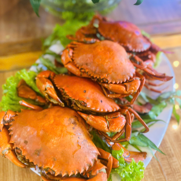 Cua cà mau hấp