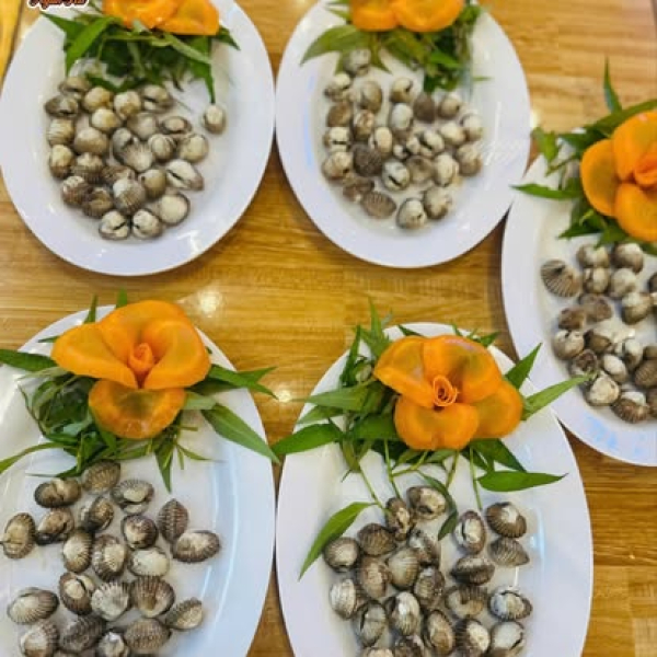 Sò huyết nướng mọi