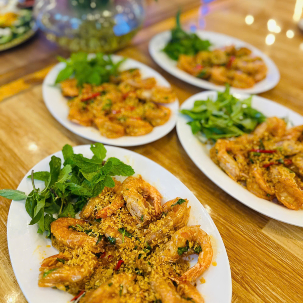 Tôm sú sốt Hồng Kông